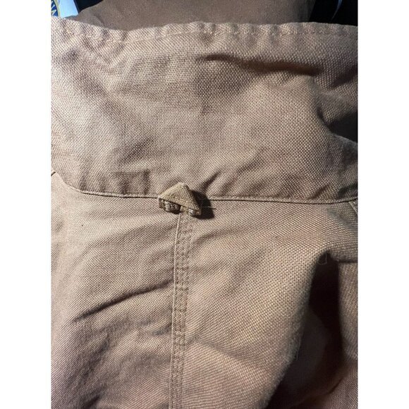 Walls Insulated Duck Overalls Men's Size LR GR Enduro Flex Stretch Canvas Brown - Picture 14 of 15